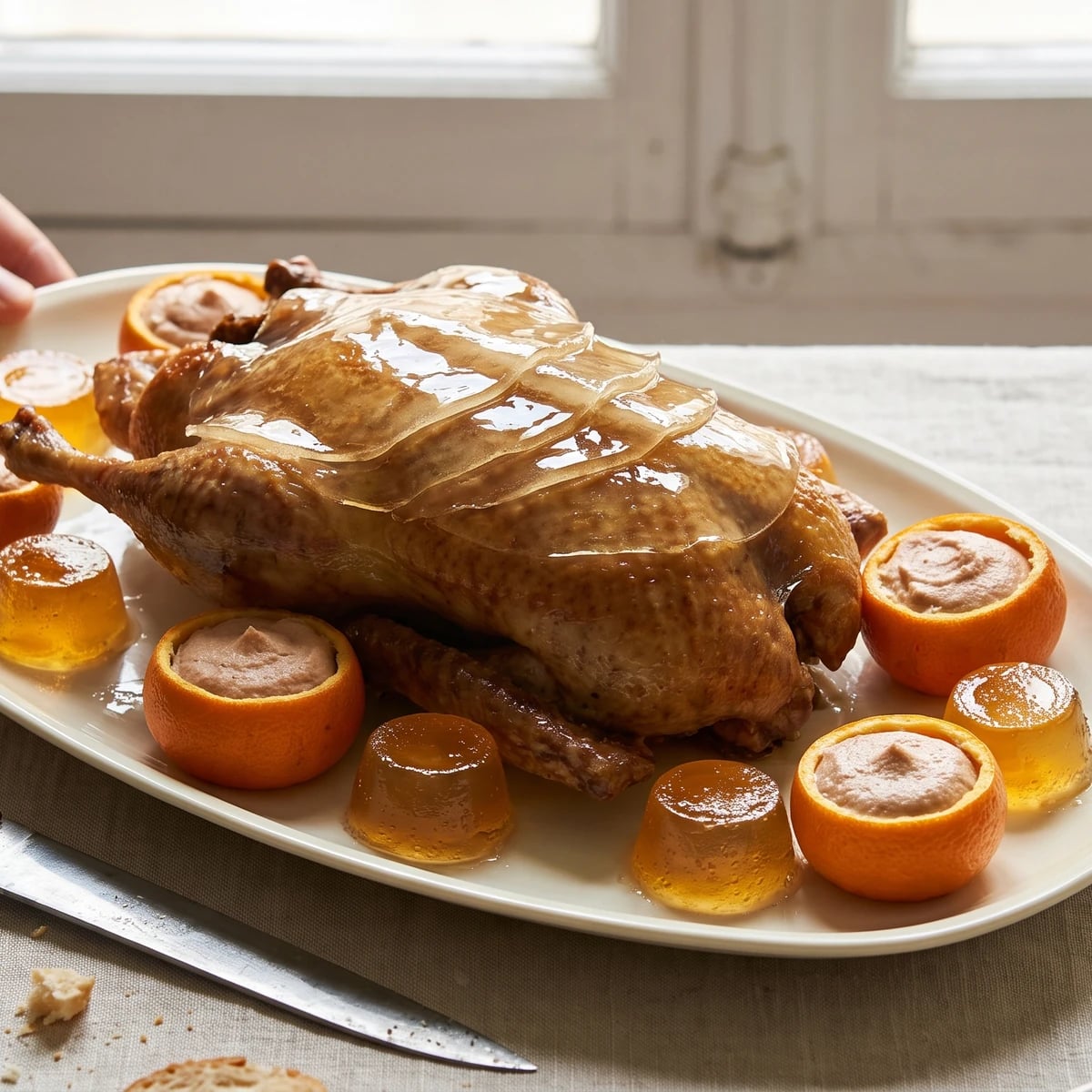 Caneton Glacé aux Mandarines