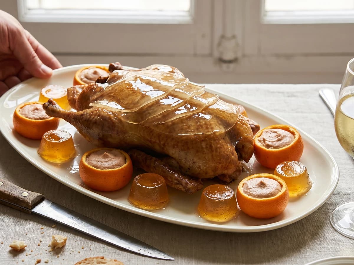Caneton Glacé aux Mandarines
