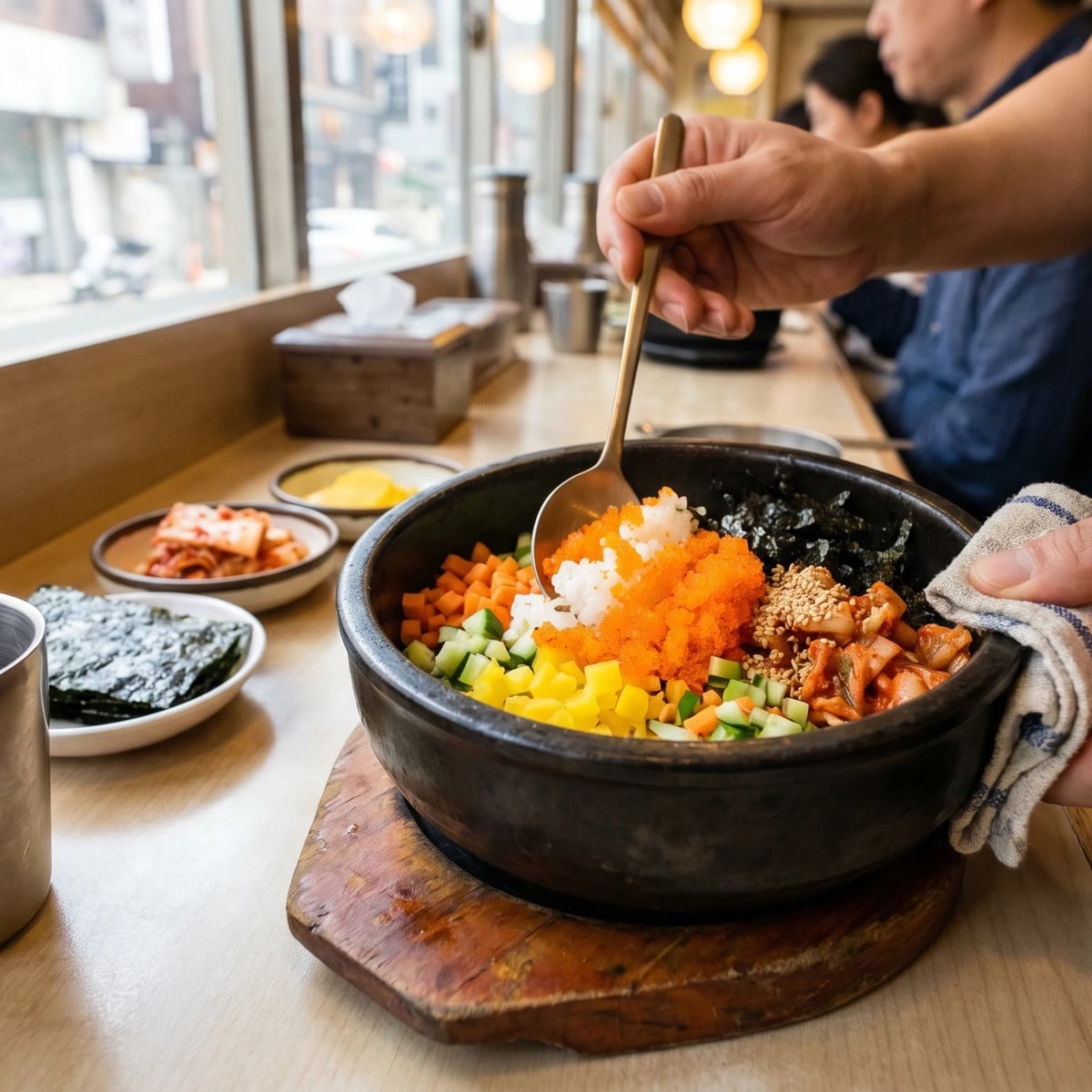 Albap (Flying-Fish Roe Rice Bowl)