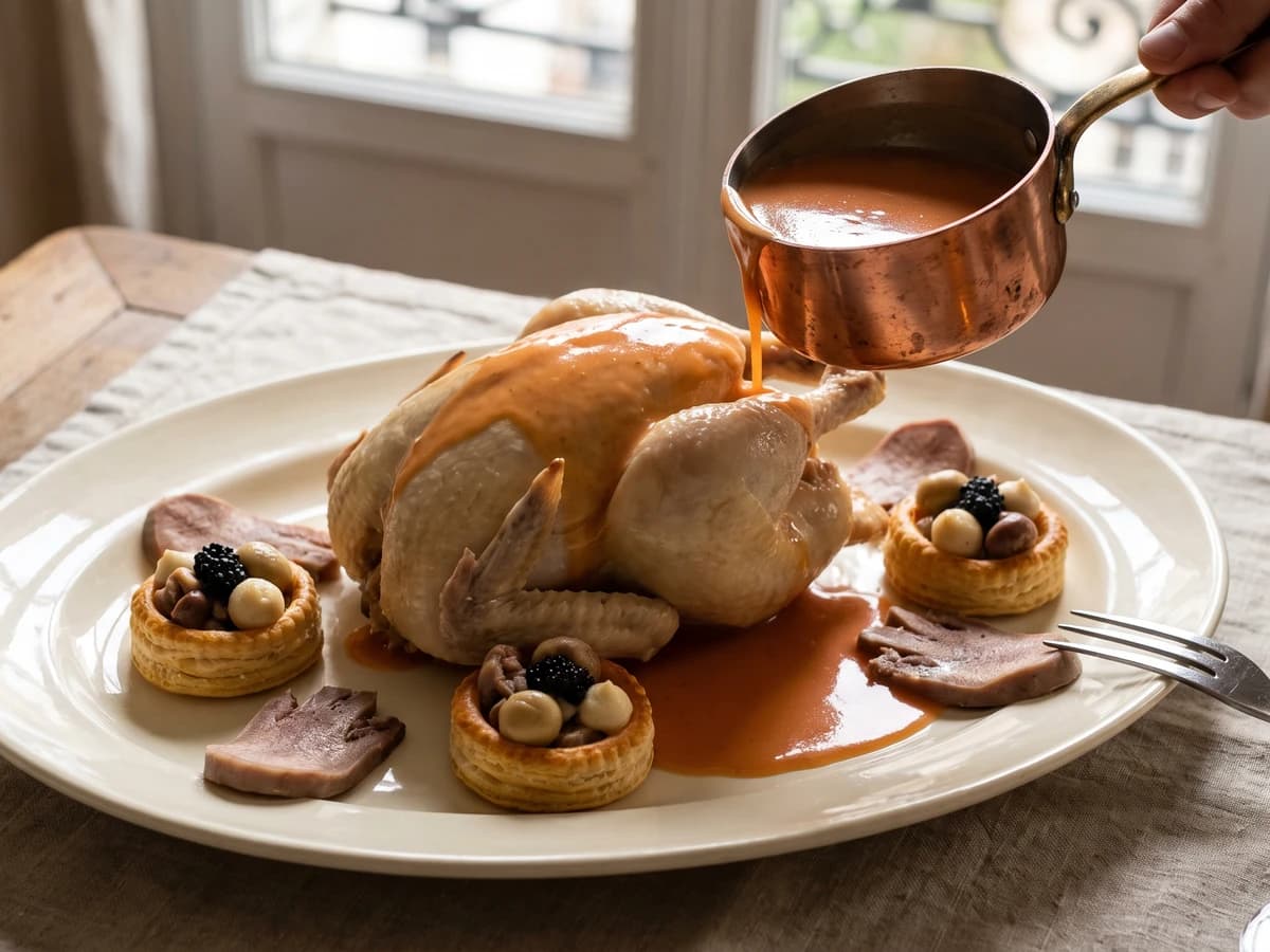 Poularde Albufera - Chef Juliette