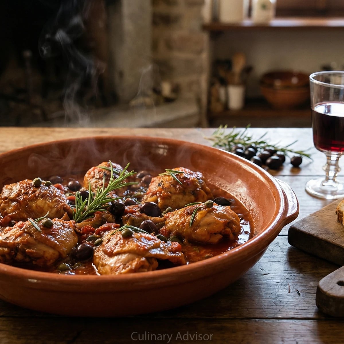 Pollo alla Cacciatora Toscana