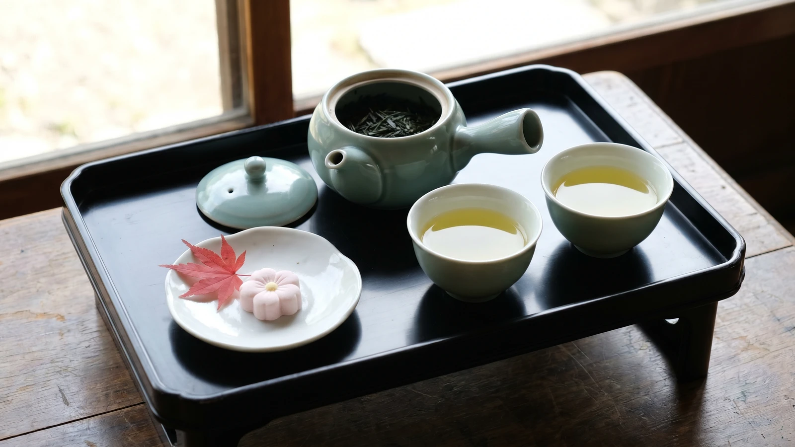 Gyokuro (玉露, shaded green tea)