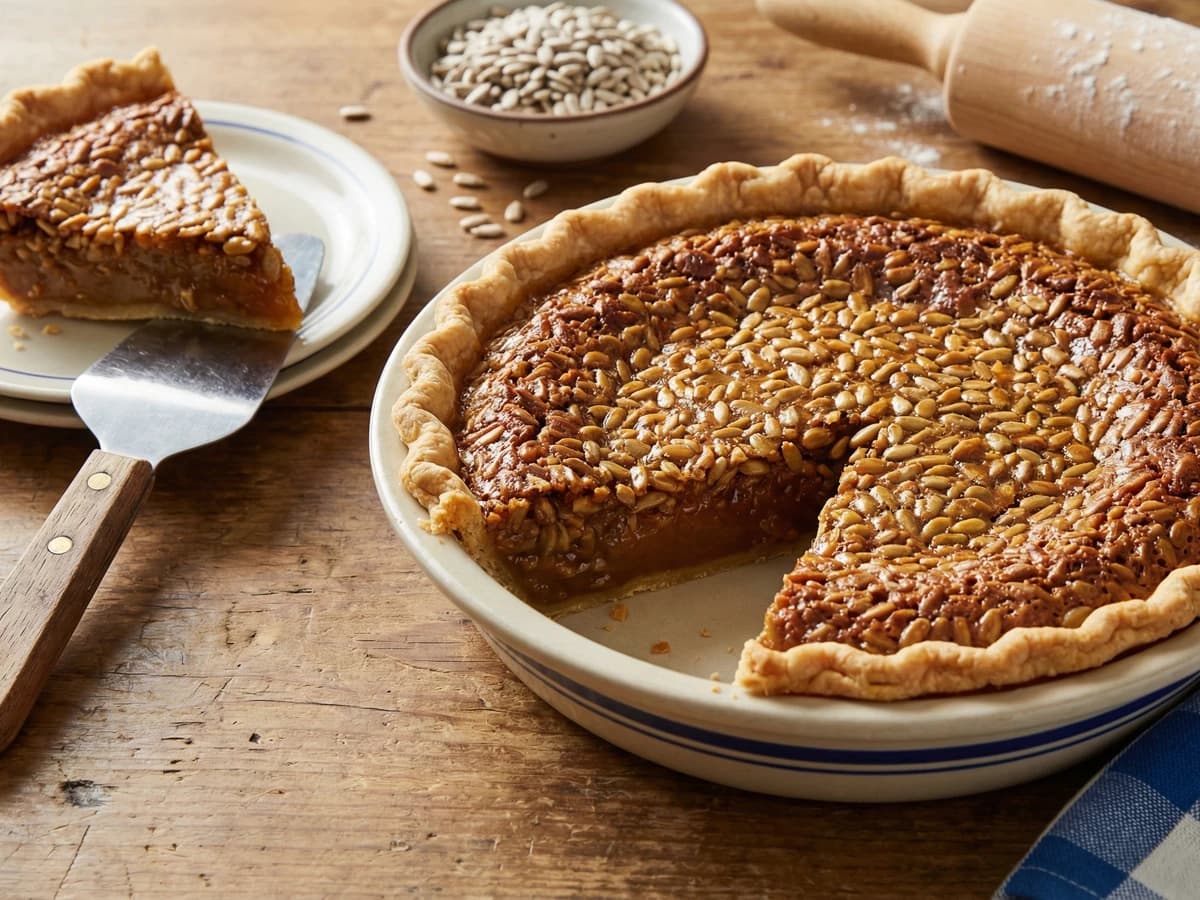 Kansas Sunflower Seed Pie