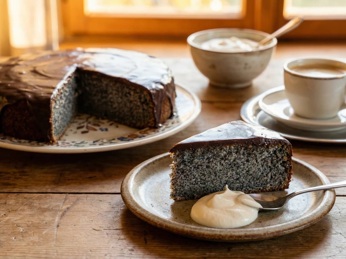 Mohntorte (Poppy Seed Cake) - Chef Elsa