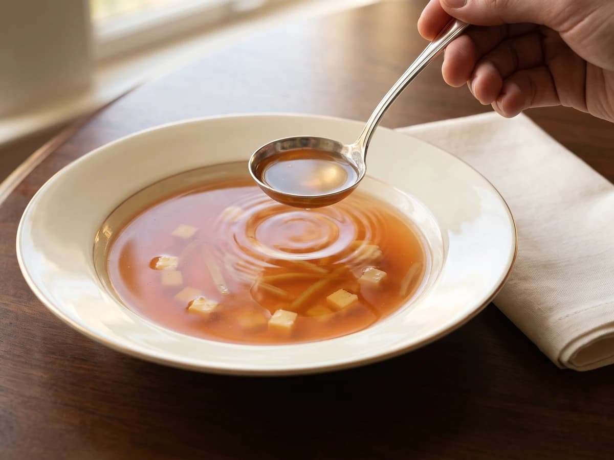 Consommé Grimaldi - Chef Juliette