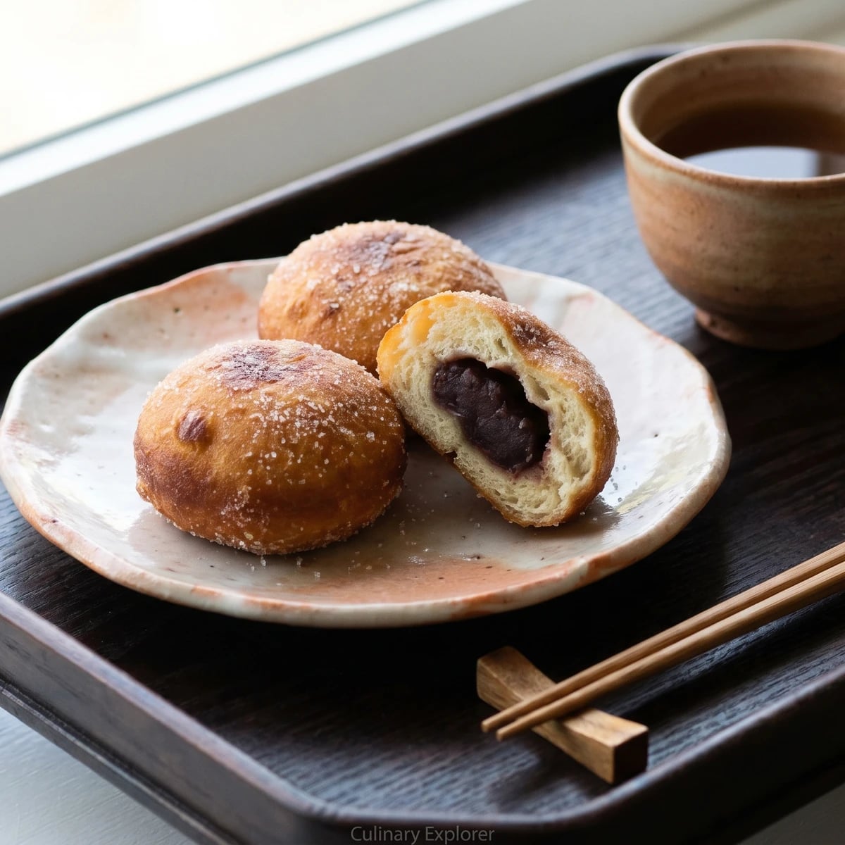 Fried Red-Bean Bun (あんドーナツ, An-Dōnatsu)