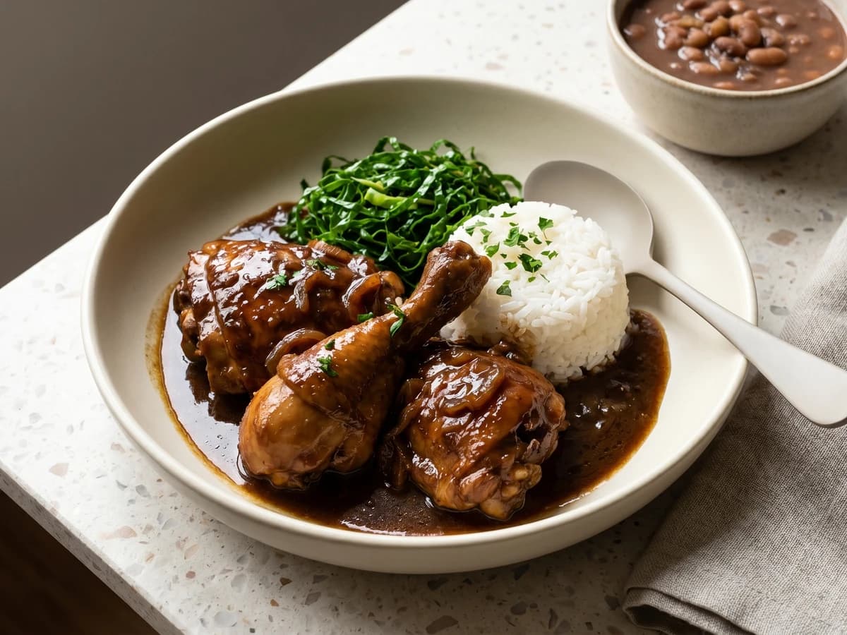 Frango Caipira ao Molho Pardo - Chef Juliana