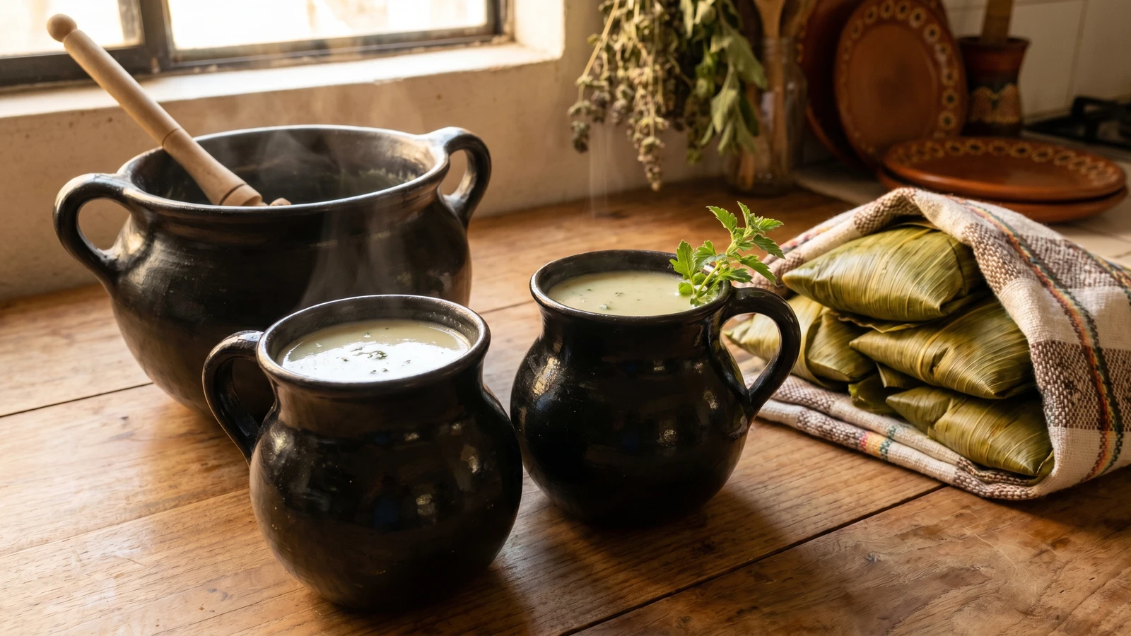 Atole de Nurite de la Meseta P'urhepecha