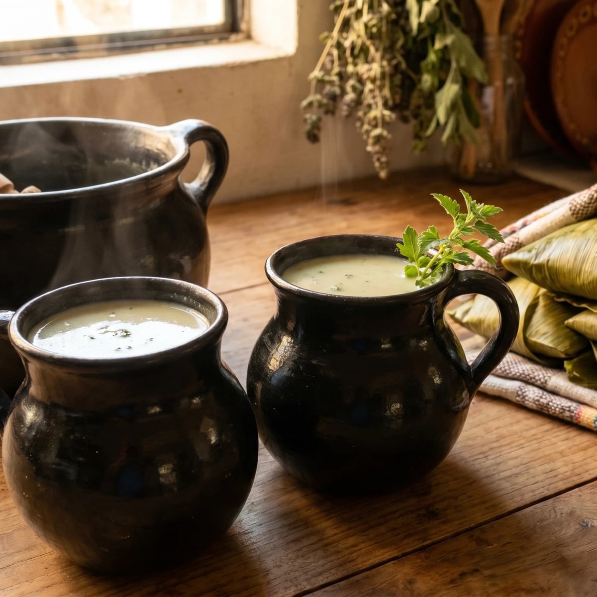 Atole de Nurite de la Meseta P'urhepecha