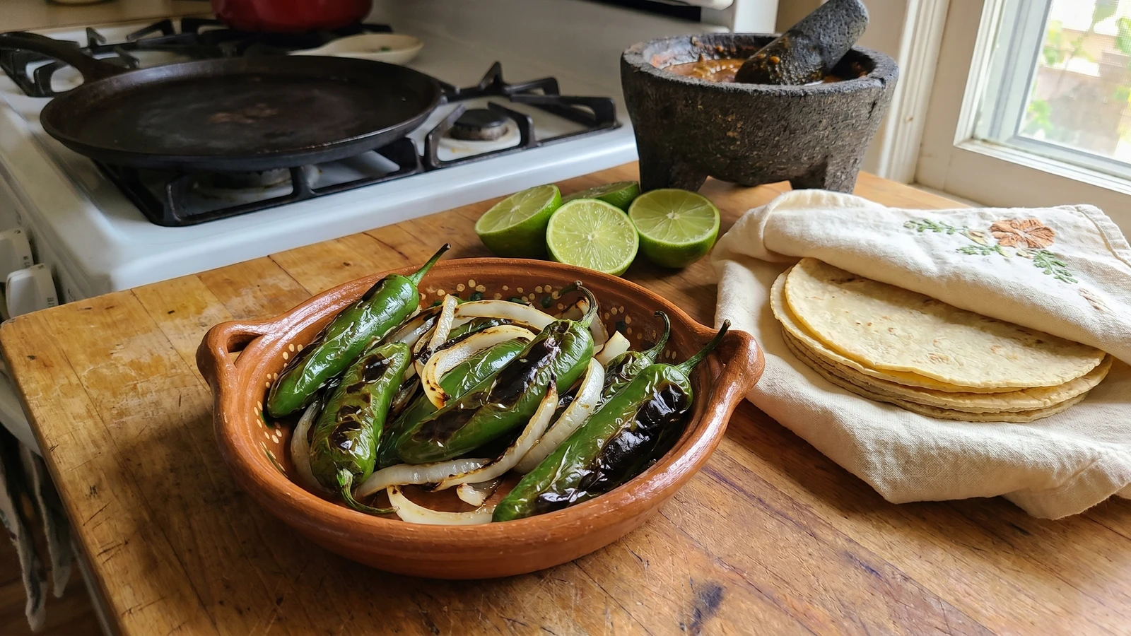 Blistered Serrano Chiles