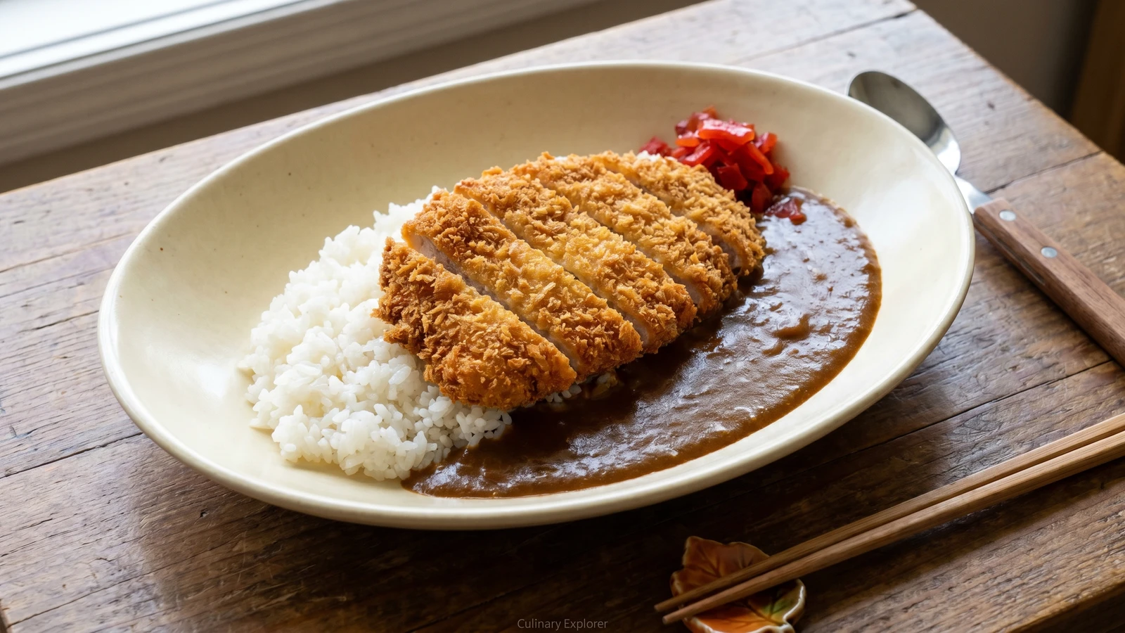Katsu Karē (カツカレー, cutlet curry)