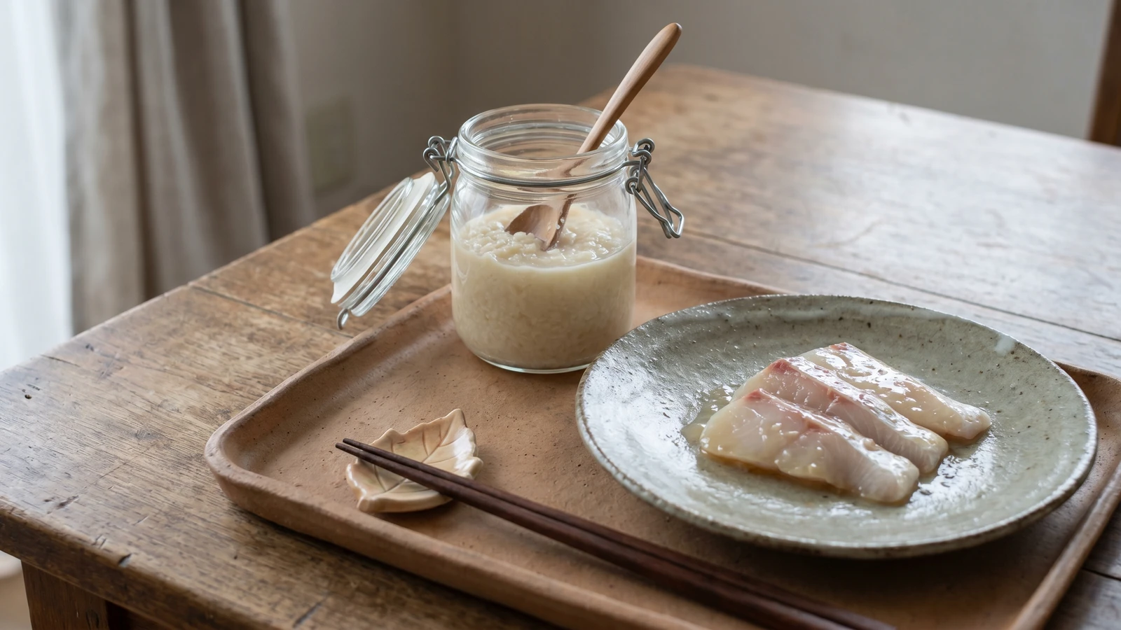 Shio-kōji (塩麹, salt-koji marinade)
