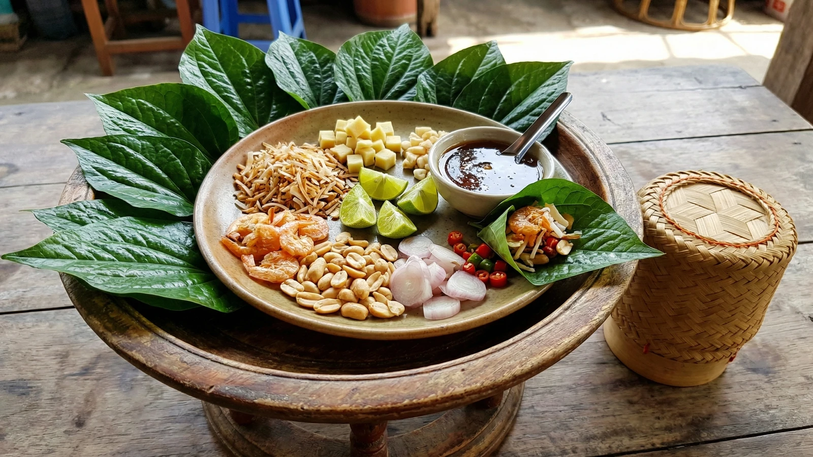 Betel Leaf Wraps (Miang Kham เมี่ยงคำ)