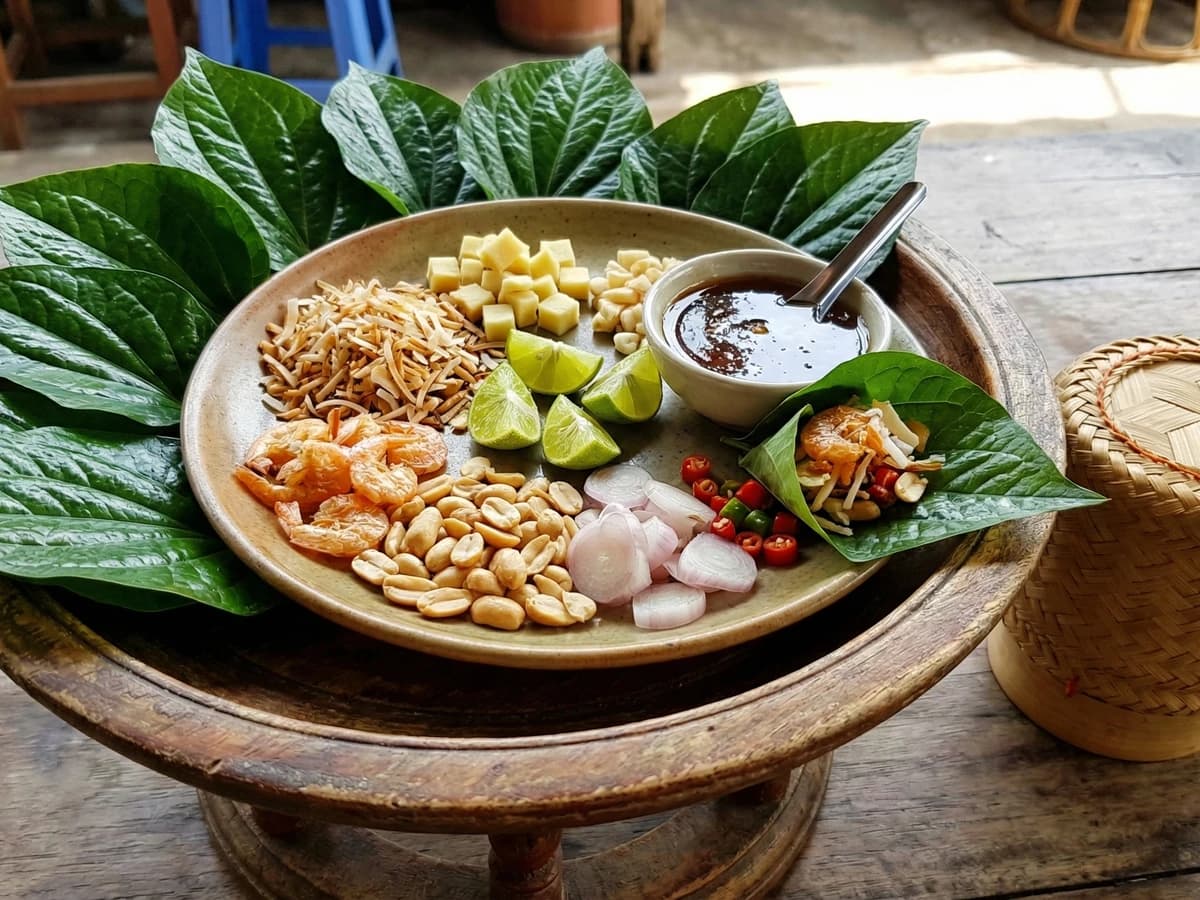Betel Leaf Wraps (Miang Kham เมี่ยงคำ) - Chef Fai