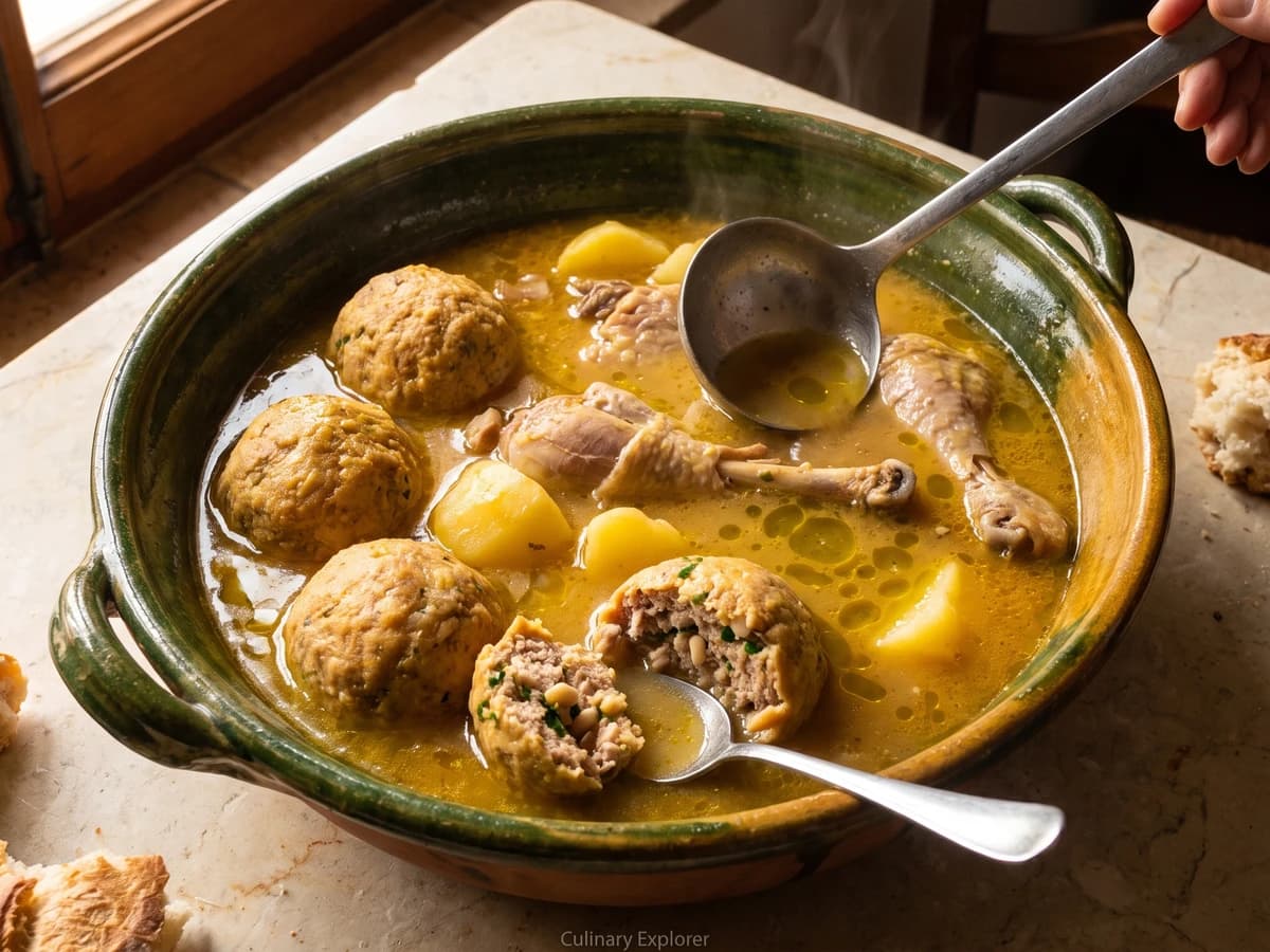 Guiso de Pava con Pelotas