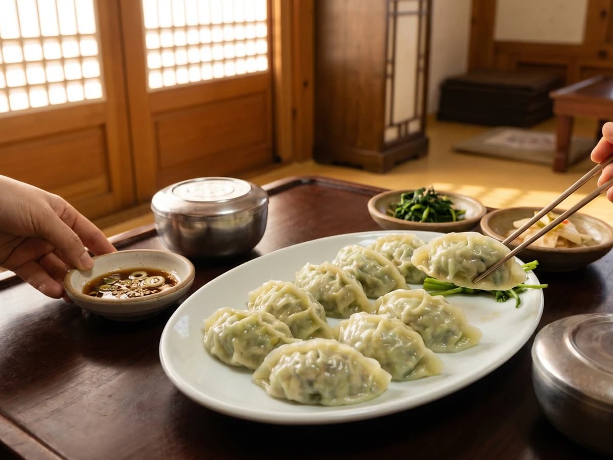 Sungchae-mandu (숭채만두, Cabbage-Leaf Dumplings) - Chef Jeong-sun