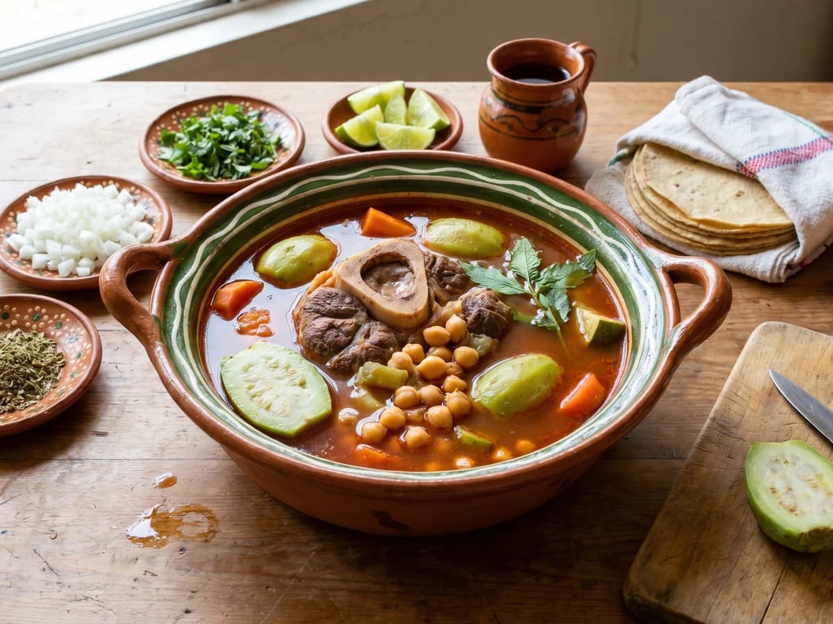Caldo de Xoconostle Hidalguense