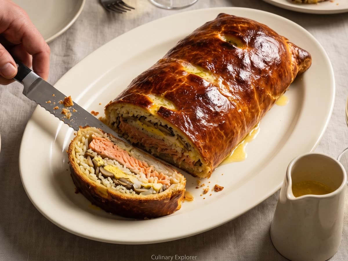 Coulibiac de Saumon - Chef Juliette