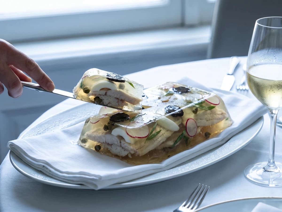 Aspic de Filets de Soles - Chef Juliette