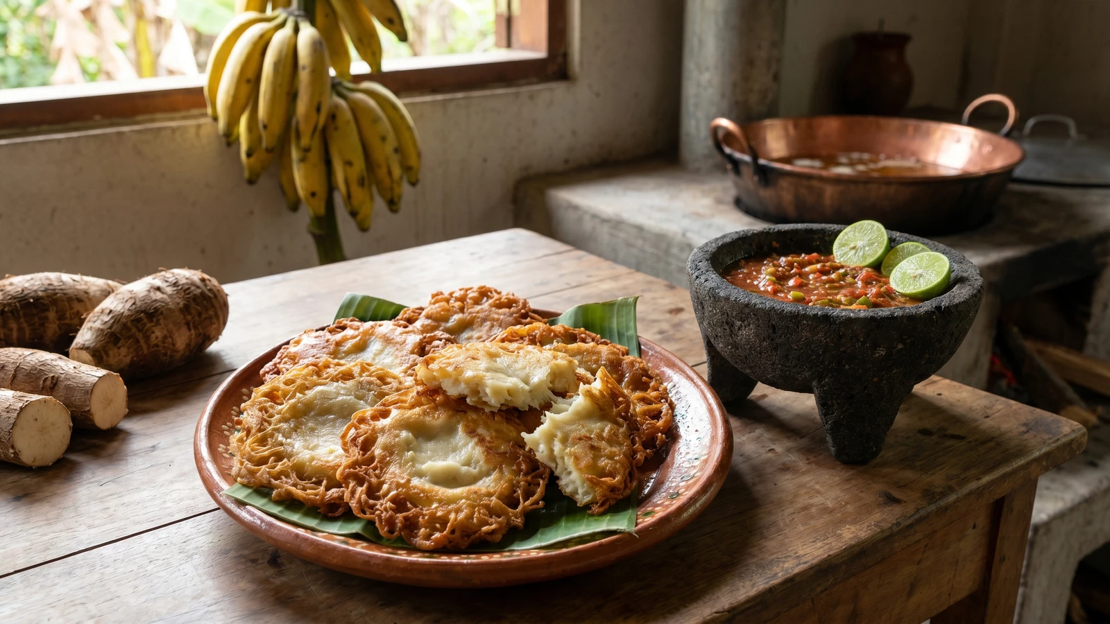 Frituras de Malanga de Coyolillo