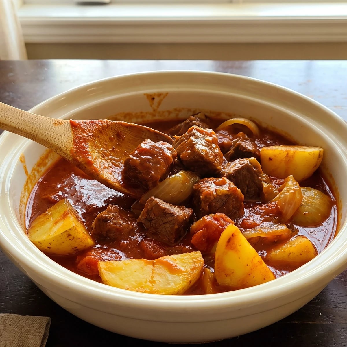 Goulash de Bœuf à la Hongroise