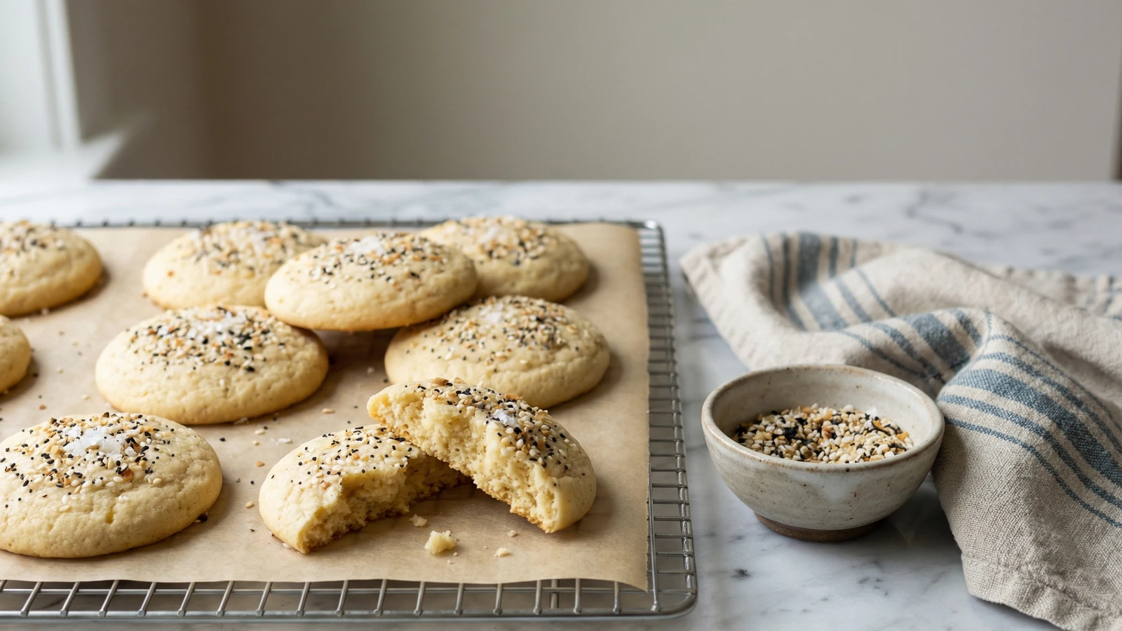 Everything Bagel Cookies