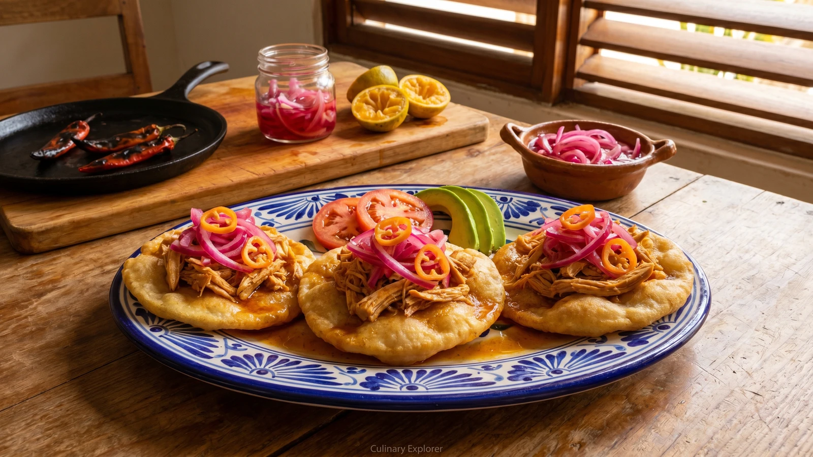 Salbutes de Pavo en Escabeche