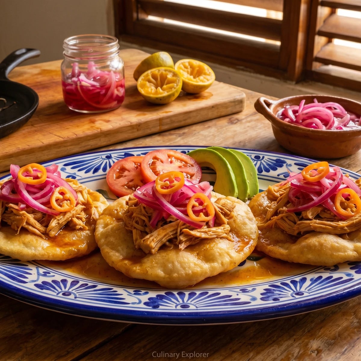 Salbutes de Pavo en Escabeche