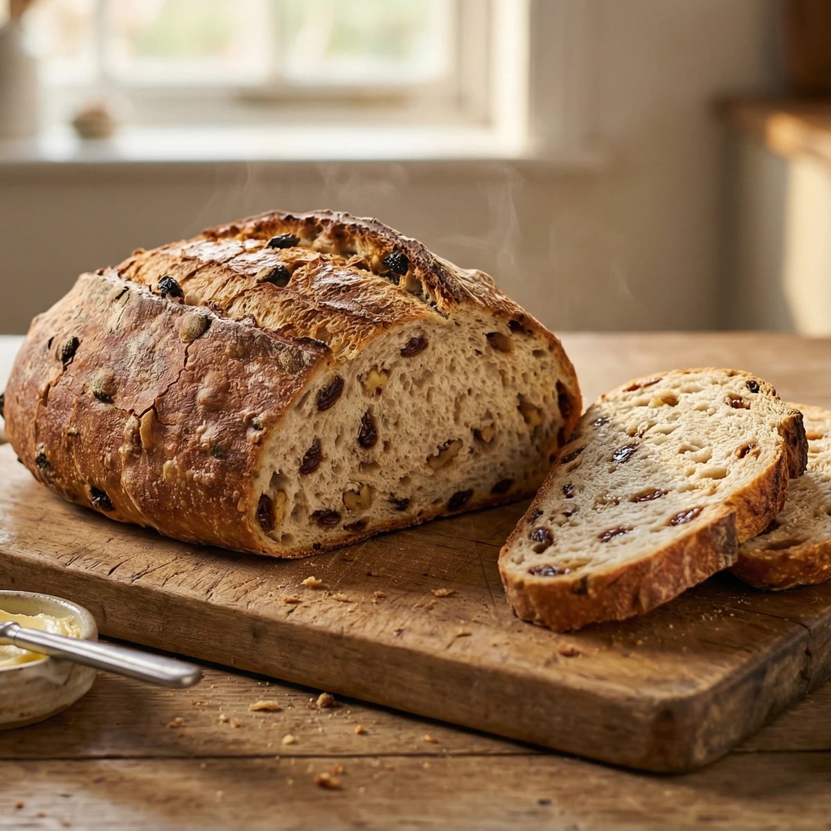 Raisin Walnut Bread