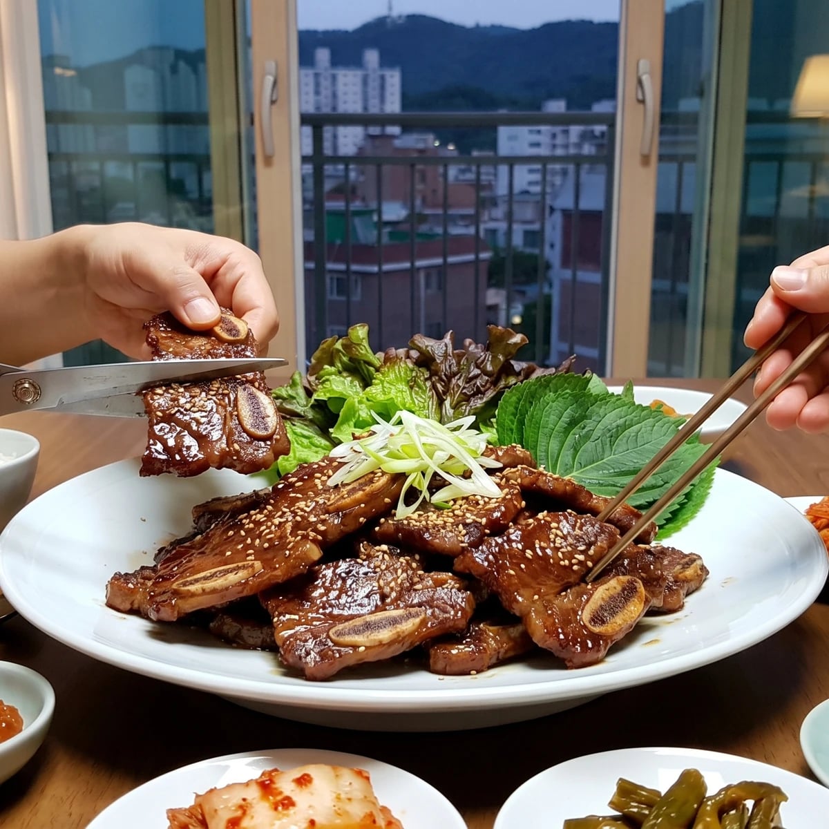 LA Galbi (Cross-Cut Soy-Marinated Ribs)
