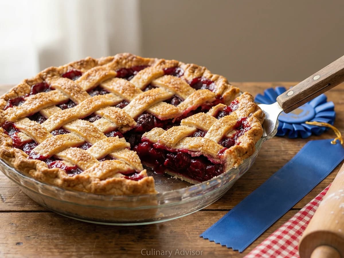 Michigan Tart Cherry Pie
