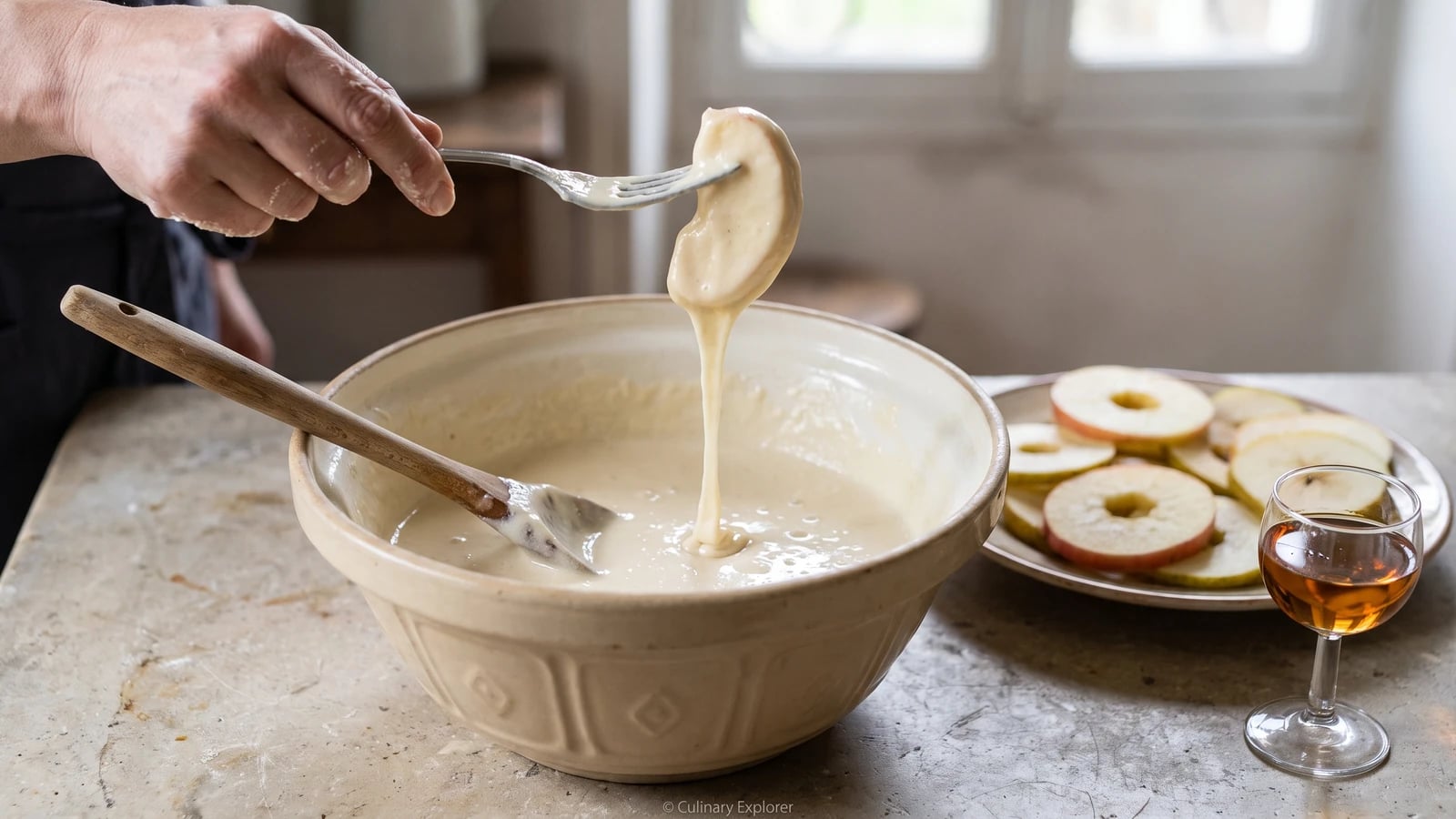 Batter for Oven-glazed Fruit Fritters