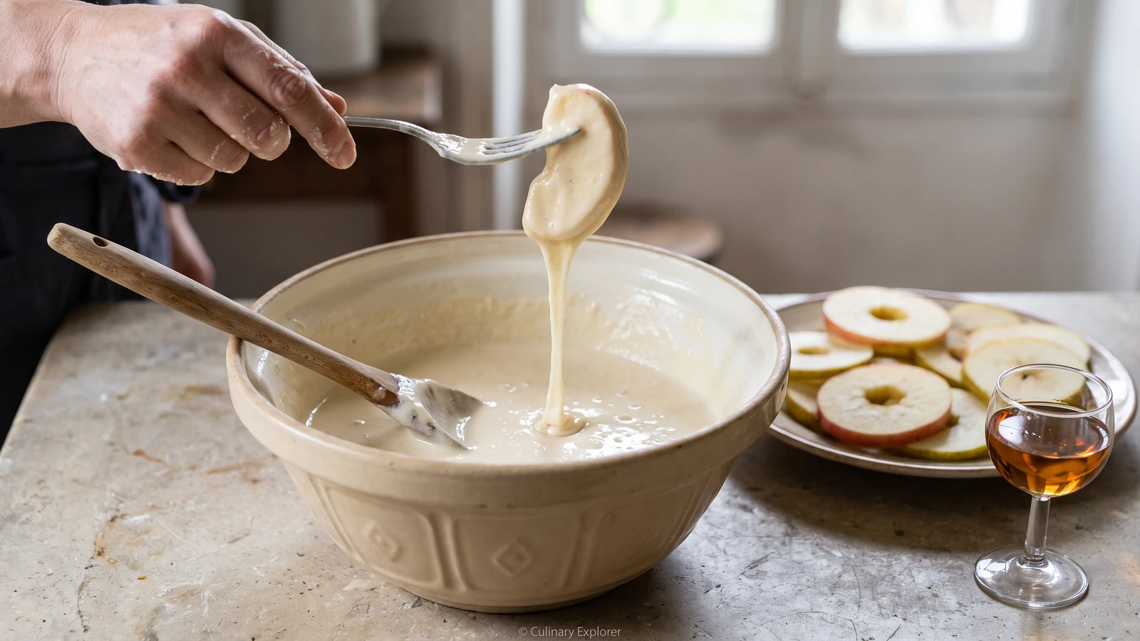 Batter for Oven-glazed Fruit Fritters