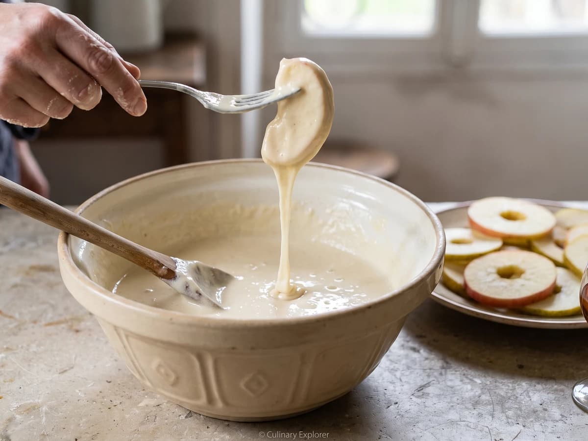 Batter for Oven-glazed Fruit Fritters - Chef Juliette