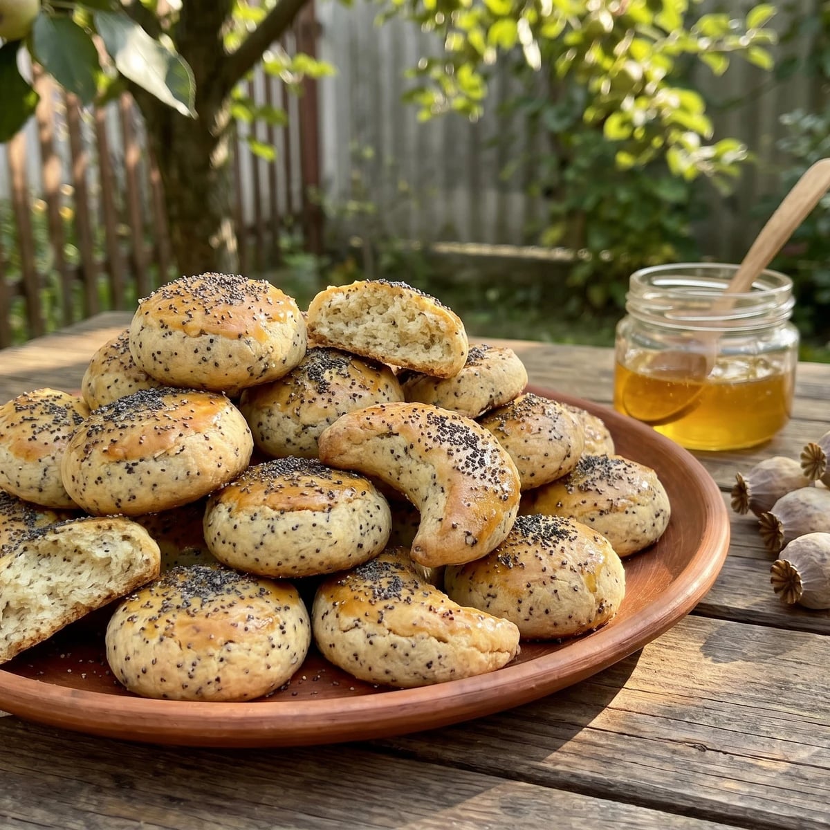 Makoviichyky (маковійчики, Makoviy poppy cookies)