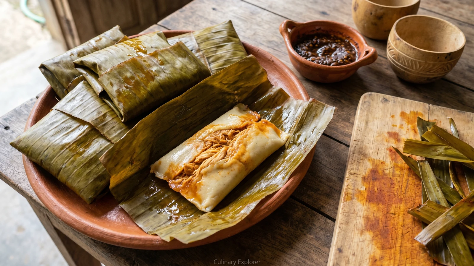 Tamal de Masa Colada Tabasqueño