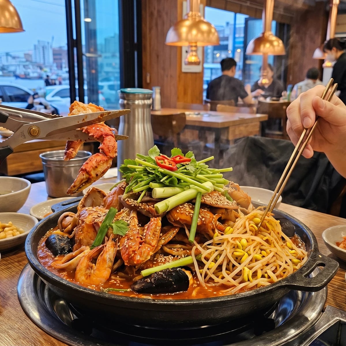 Haemul-jjim (Braised Mixed Seafood)