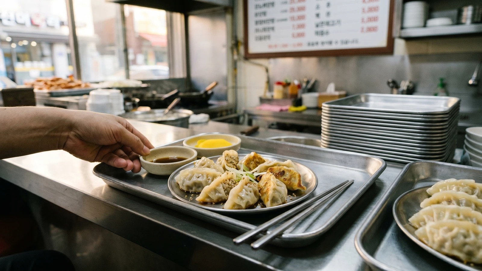 Galbi-mandu (갈비만두, Galbi Dumplings)