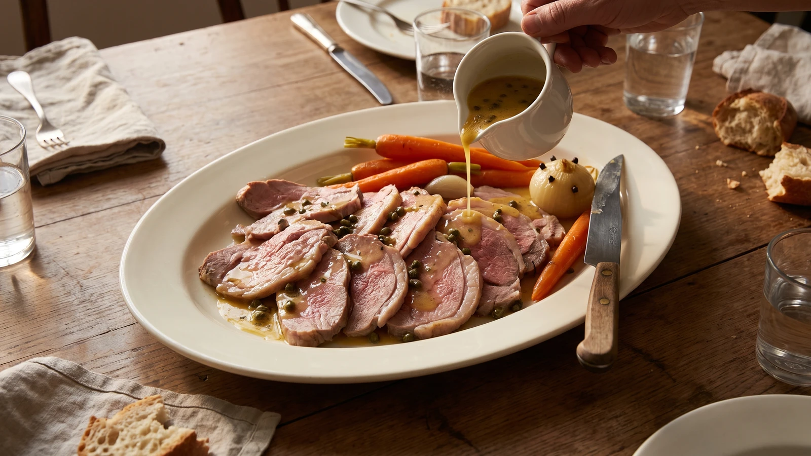 Gigot Bouilli à l’Anglaise