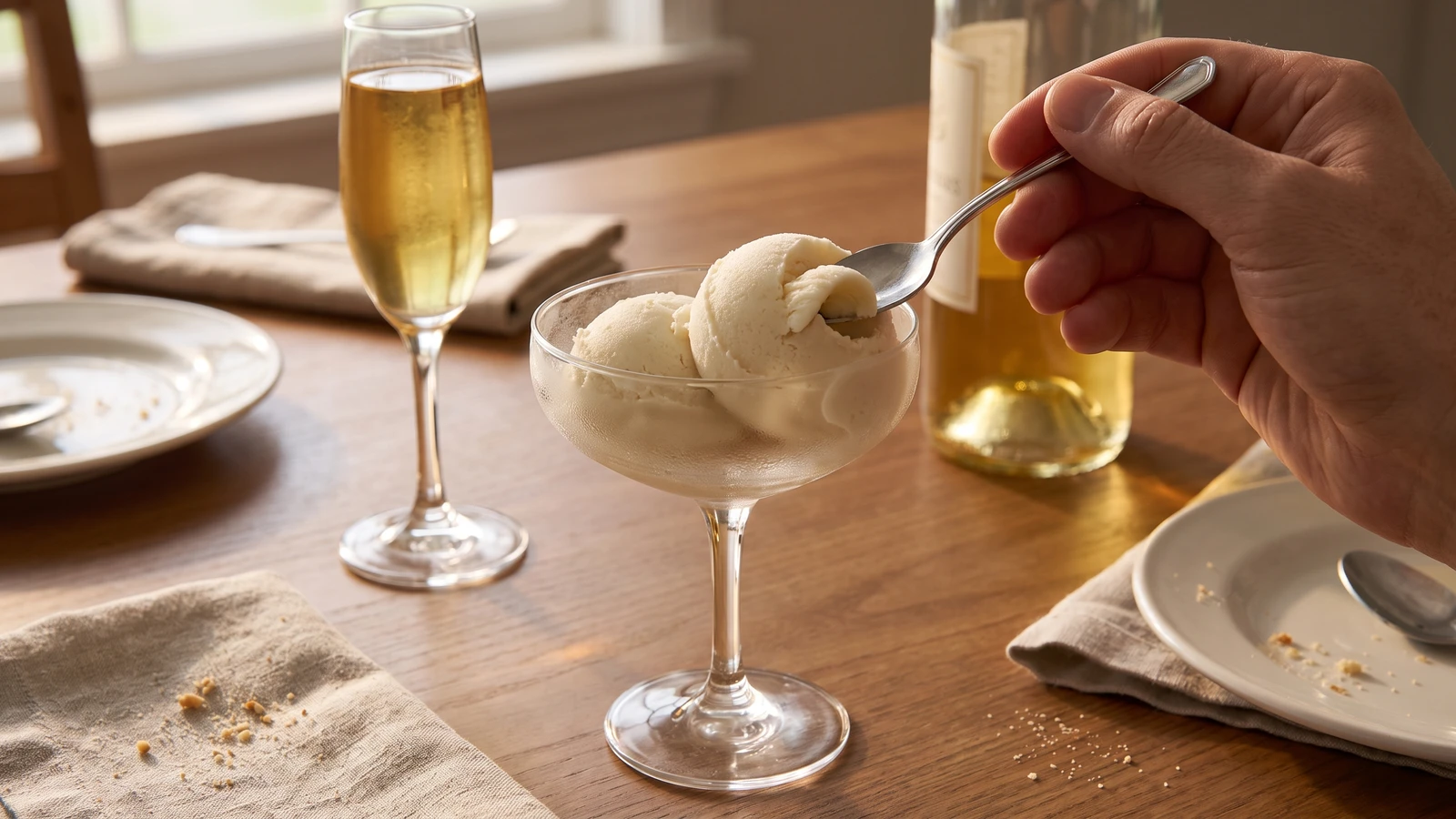 Almond Ice-cream