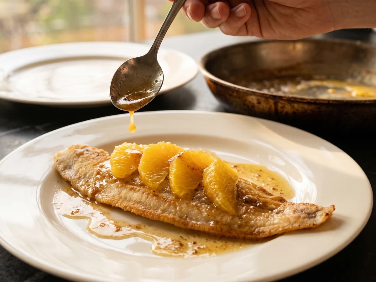 Sole Meunière à l’Orange - Chef Juliette