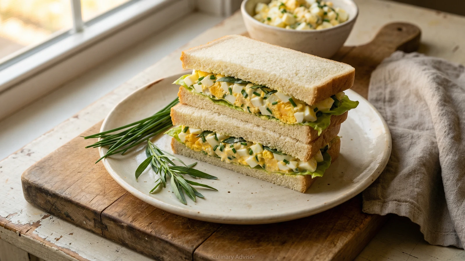 Egg Salad with Garden Herbs