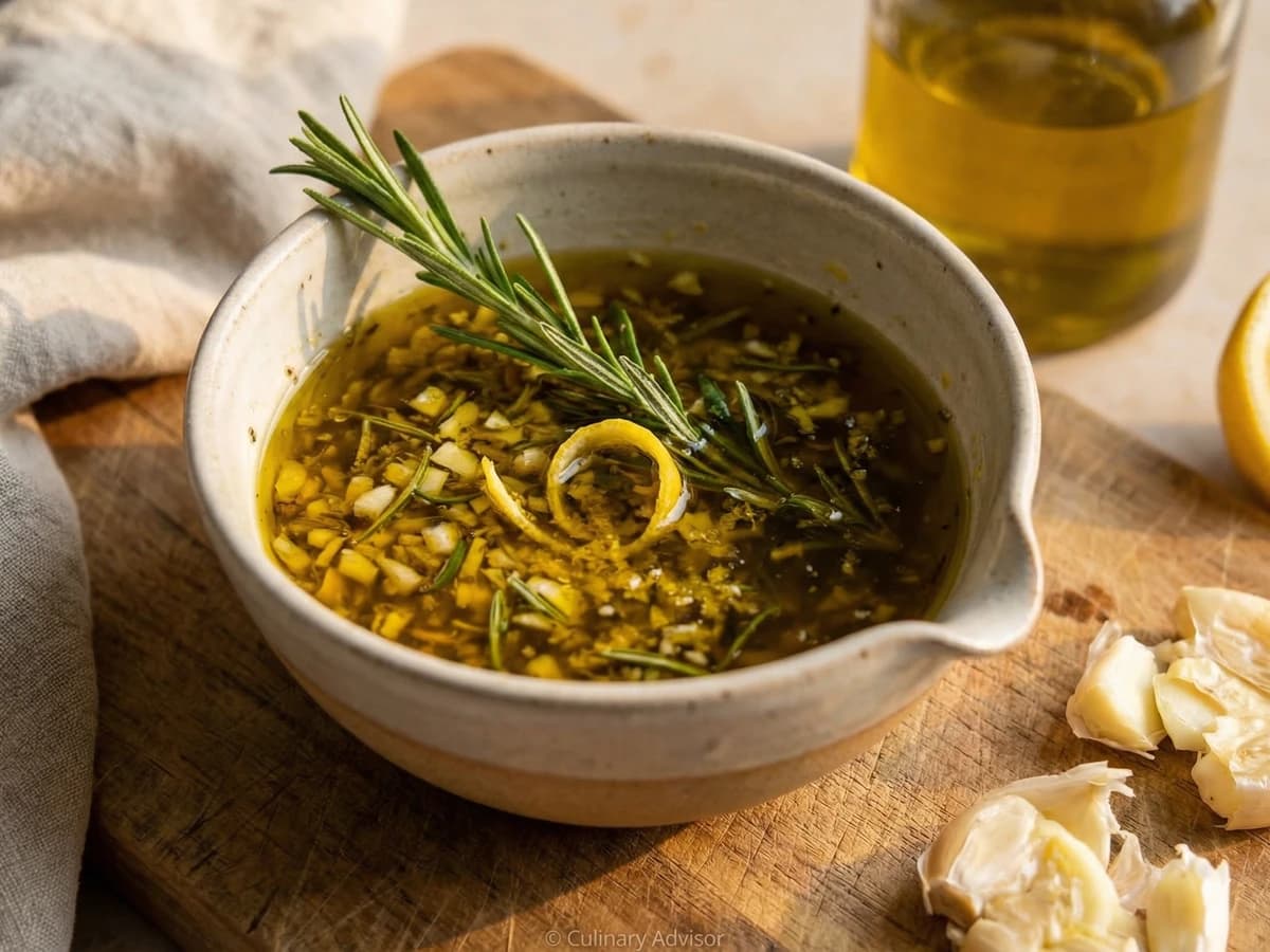 Garlic and Rosemary Marinade - Chef Ally