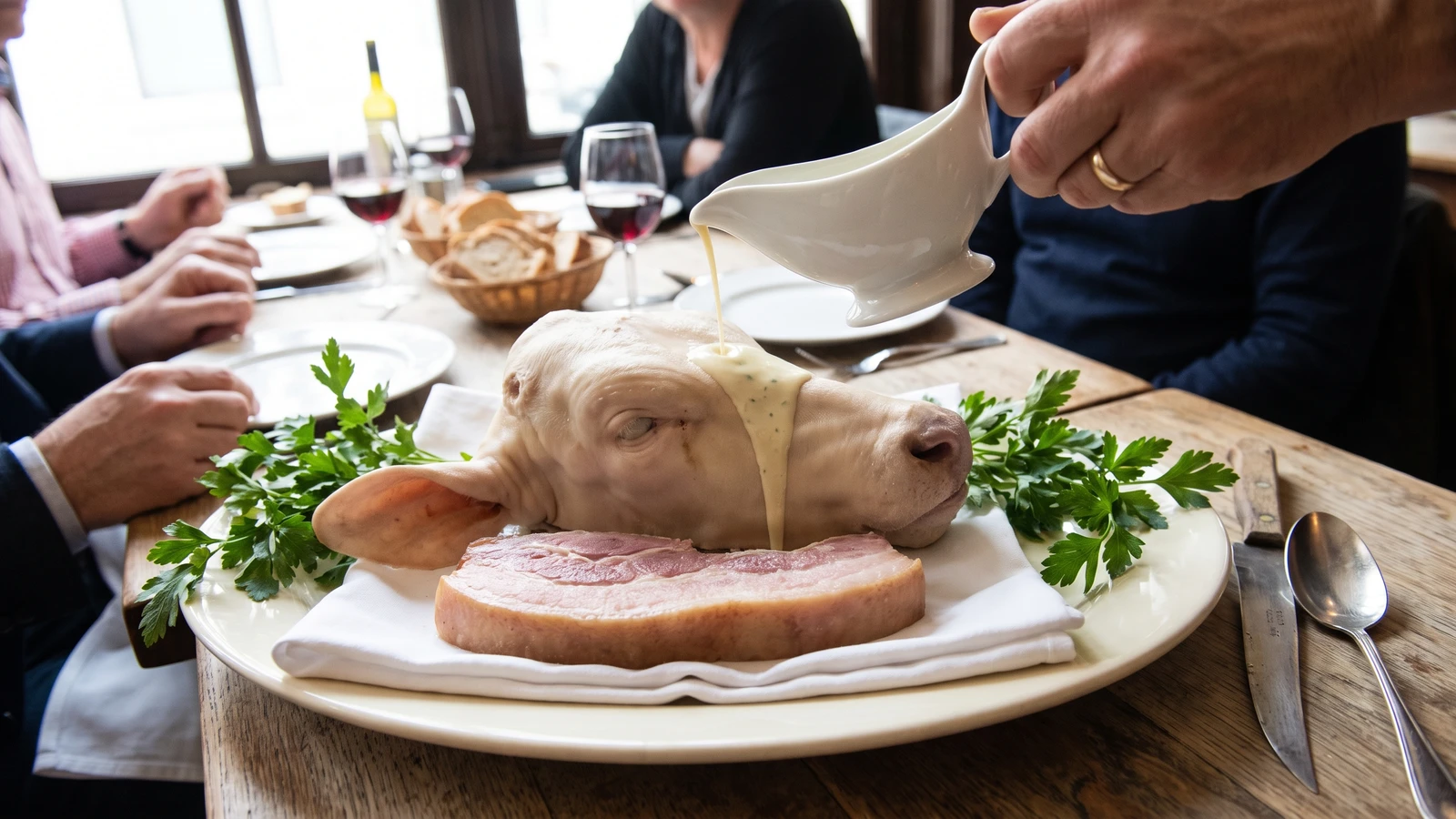 Tête de Veau à l’Anglaise