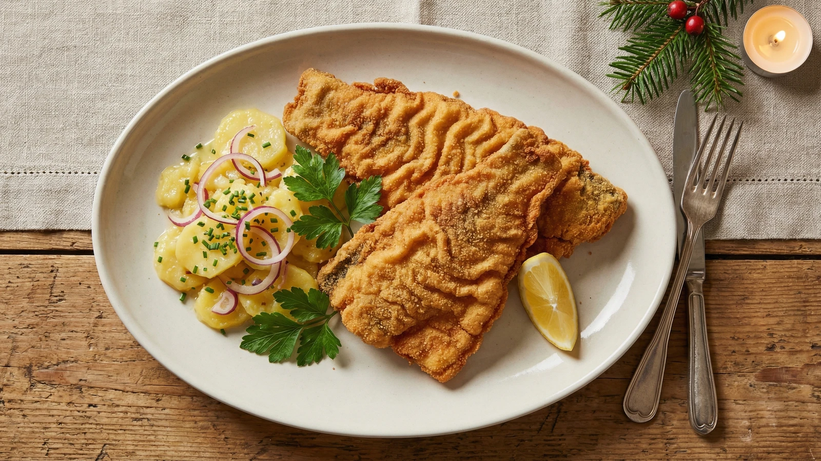 Gebackener Karpfen