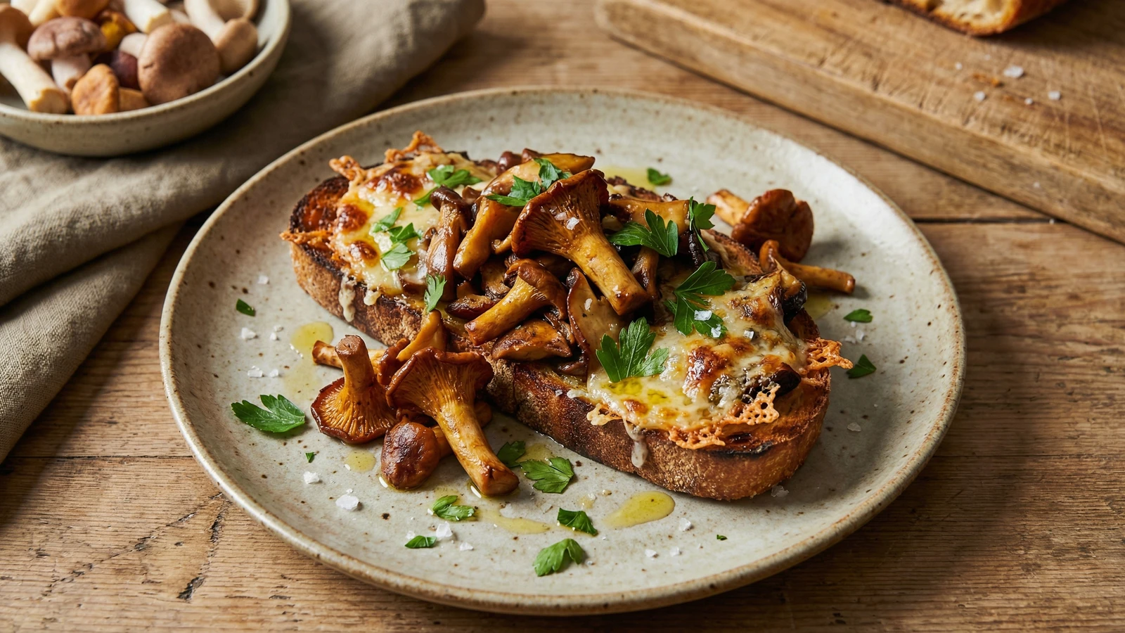 Wild Mushroom Tartine
