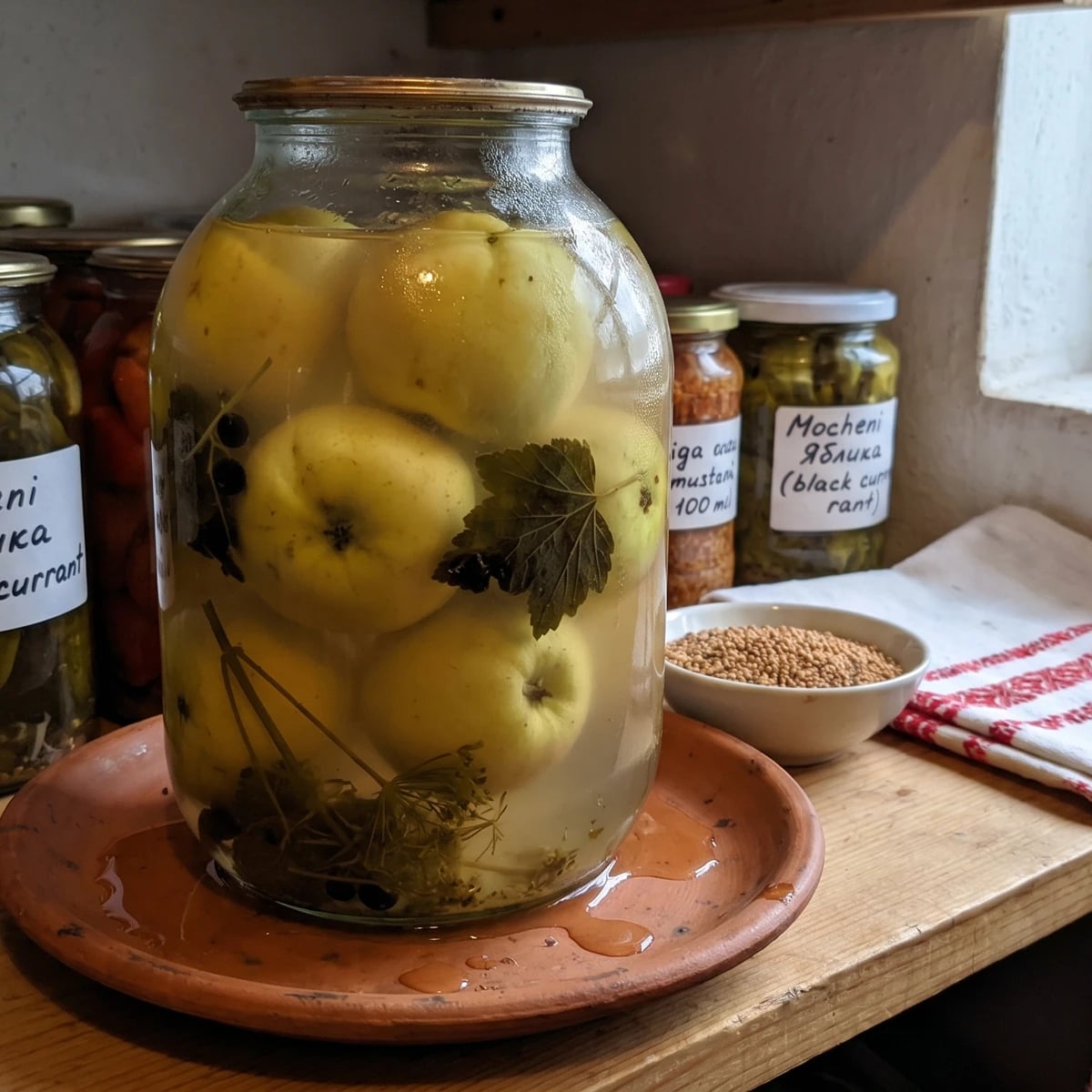 Mocheni Yabluka (мочені яблука, soused apples)