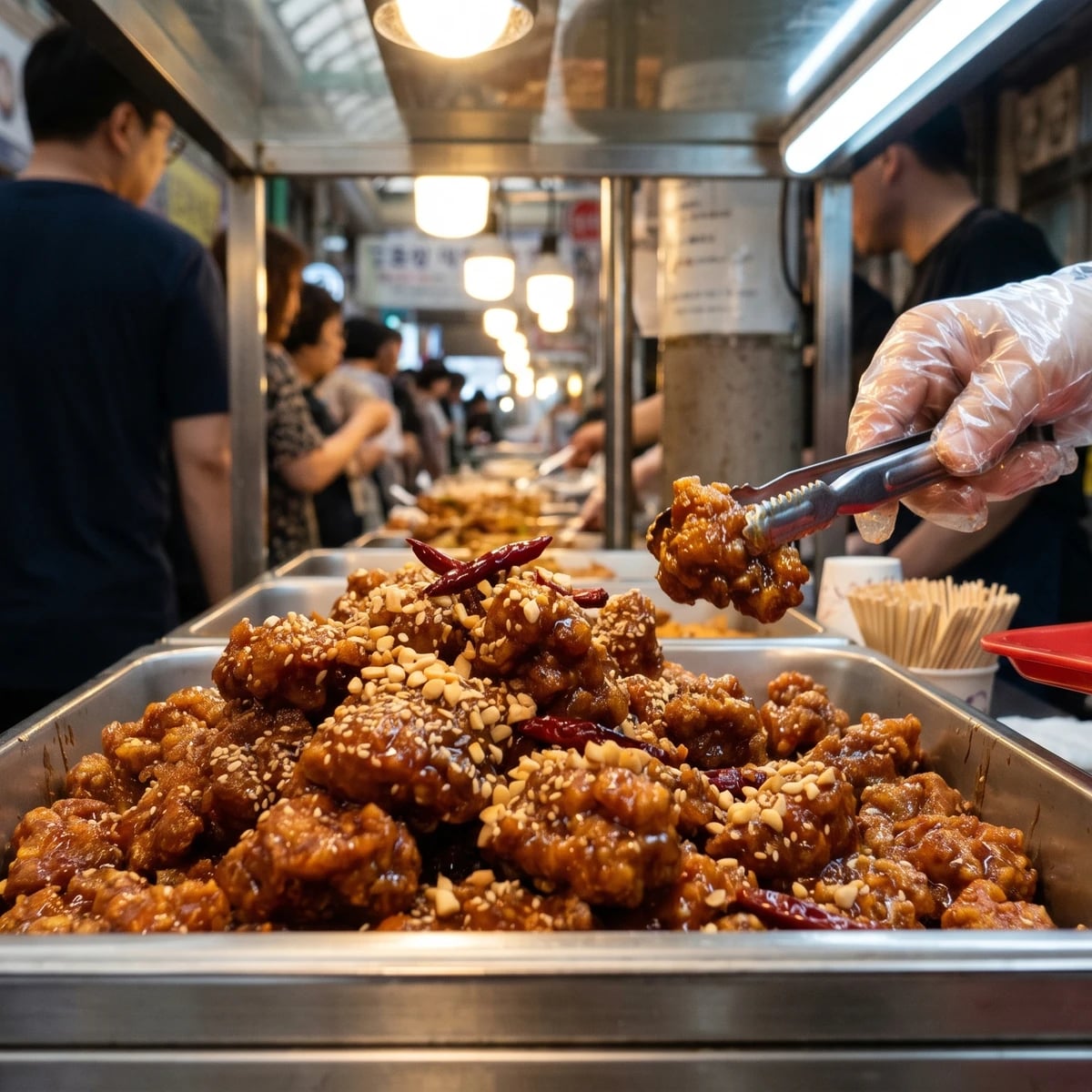 Dakgangjeong (Crispy Glazed Chicken)