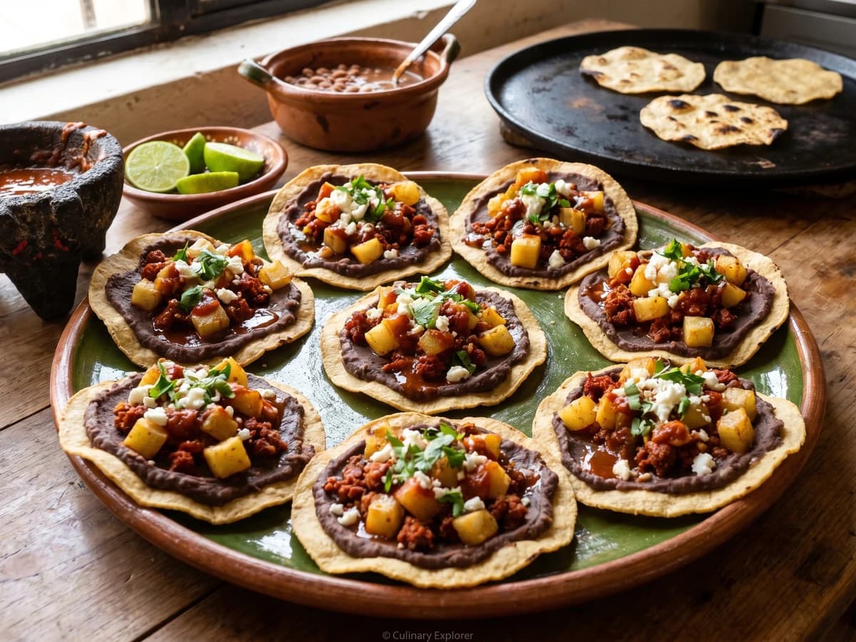 Tostadas de Arriero Queretanas - Chef Lupita