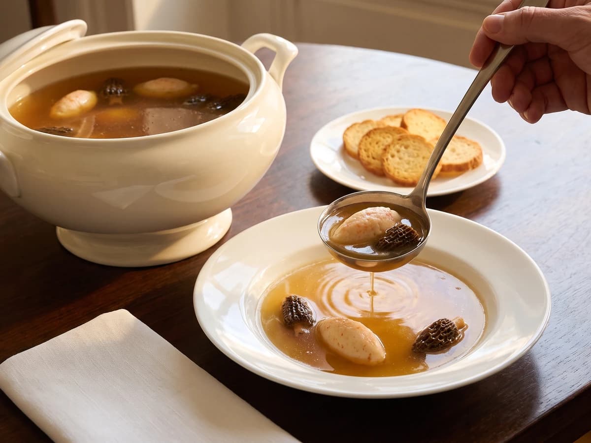 Consommé George Sand - Chef Juliette